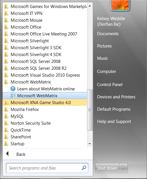Web Development 101: Part 1, Getting Started with WebMatrix